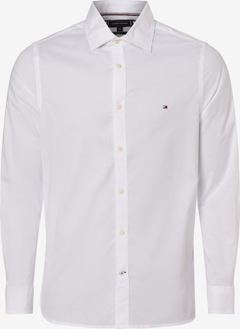 TOMMY HILFIGER Slim fit Overhemd in Wit: voorkant