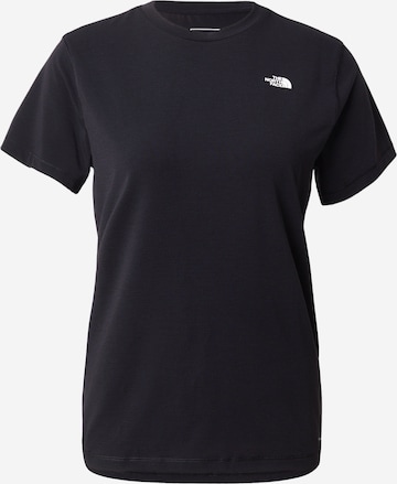 THE NORTH FACE - Camisa funcionais 'ADVENTURE' em preto: frente