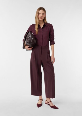 COMMA Wide Leg Hose in Rot