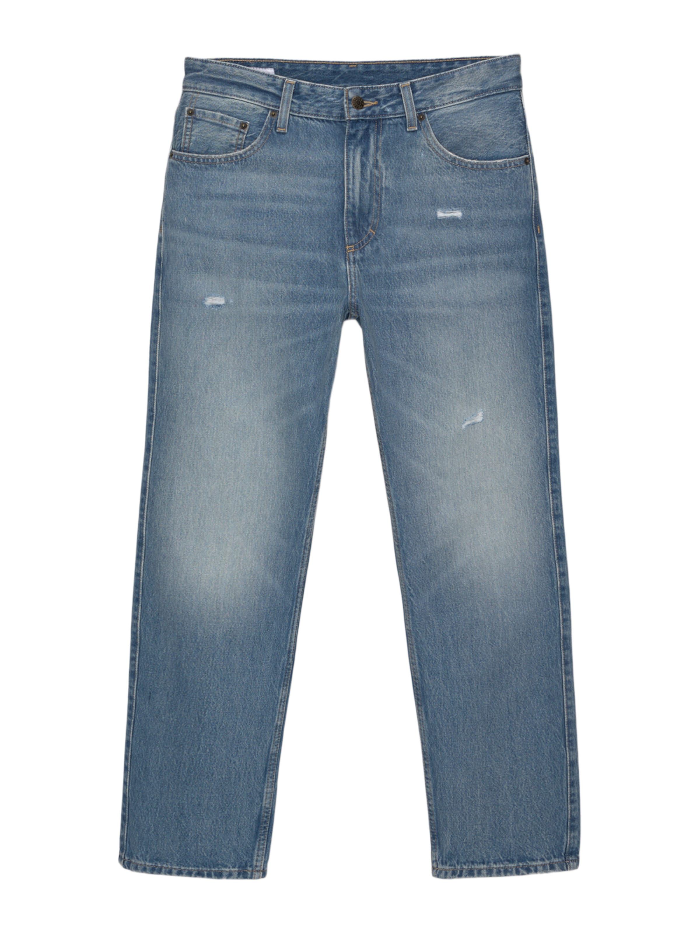 Pull&Bear Loosefit Jeans i blå: forside