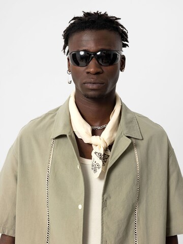 VAMOS CLO Comfort fit Button Up Shirt 'Shreveport' in Grey