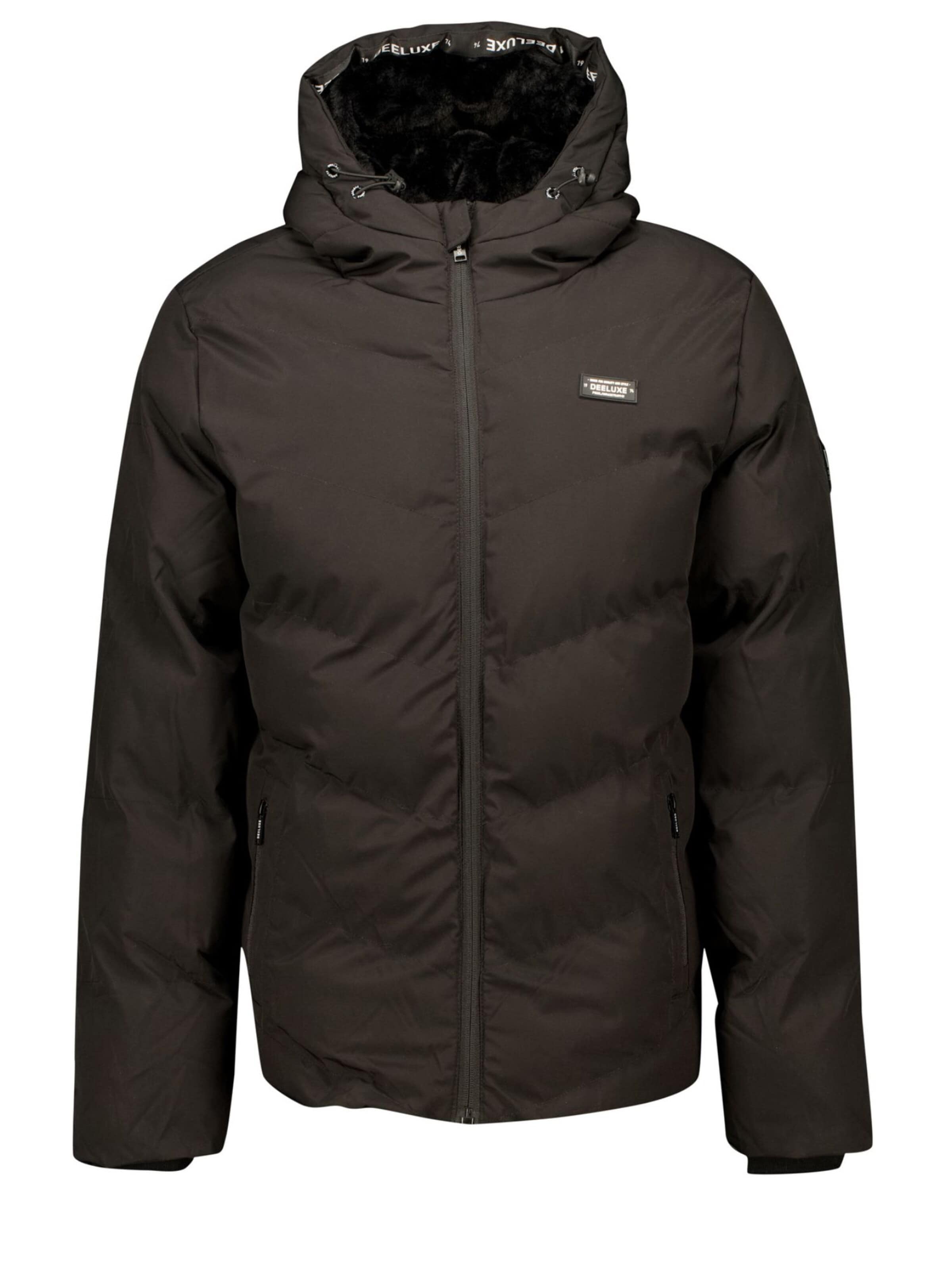 Manteau Deeluxe en noir : devant