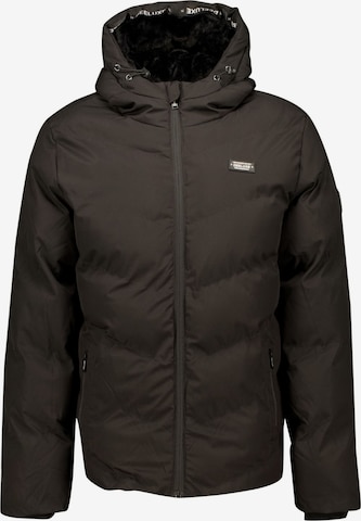 Manteau Deeluxe en noir : devant