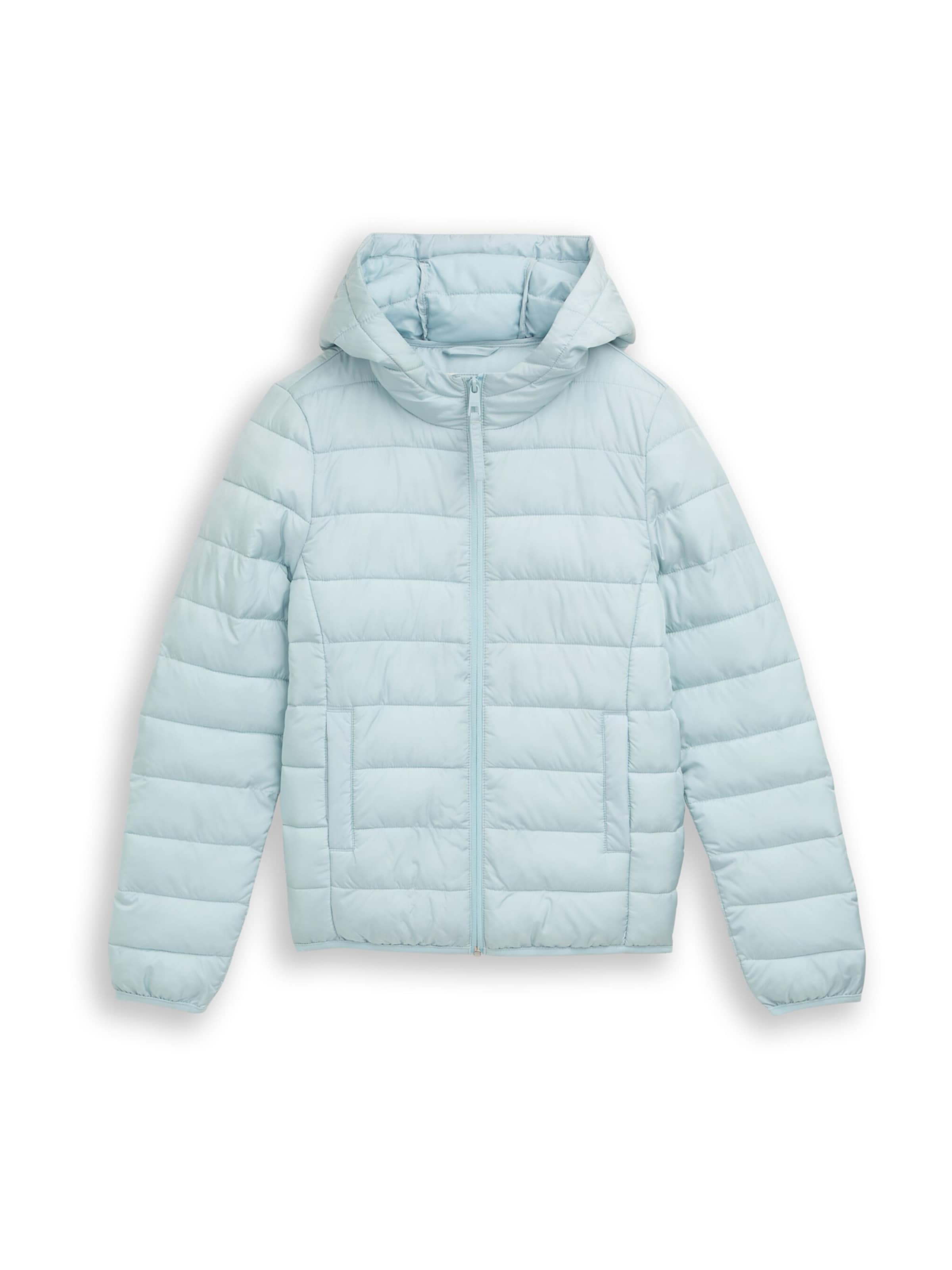 TOM TAILOR DENIM Tussenjas in Blauw: voorkant