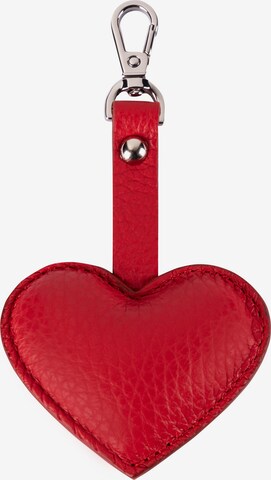 Roeckl Key Ring 'Heart' in Red: front