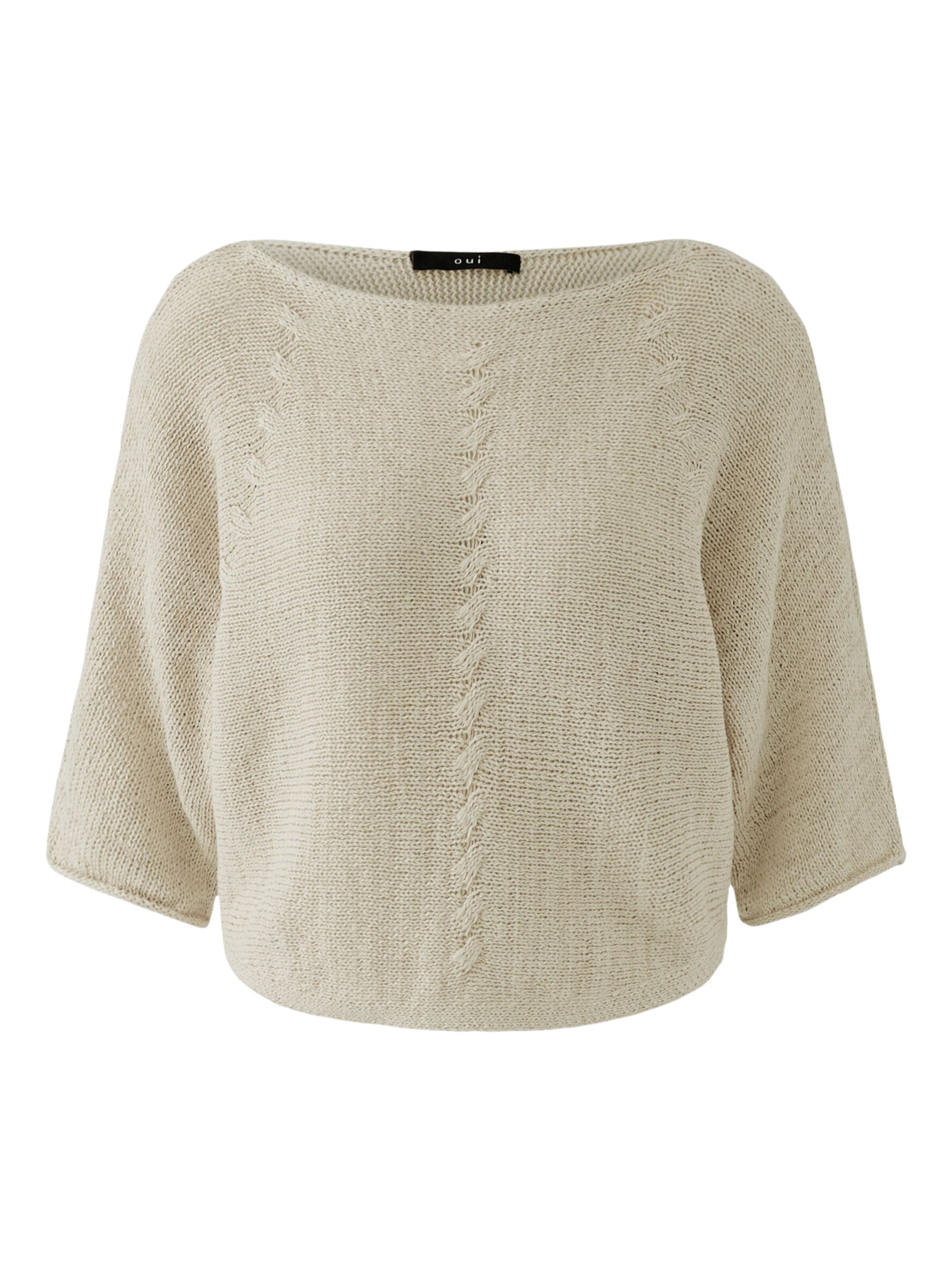 OUI Pullover in Beige: Vorderseite