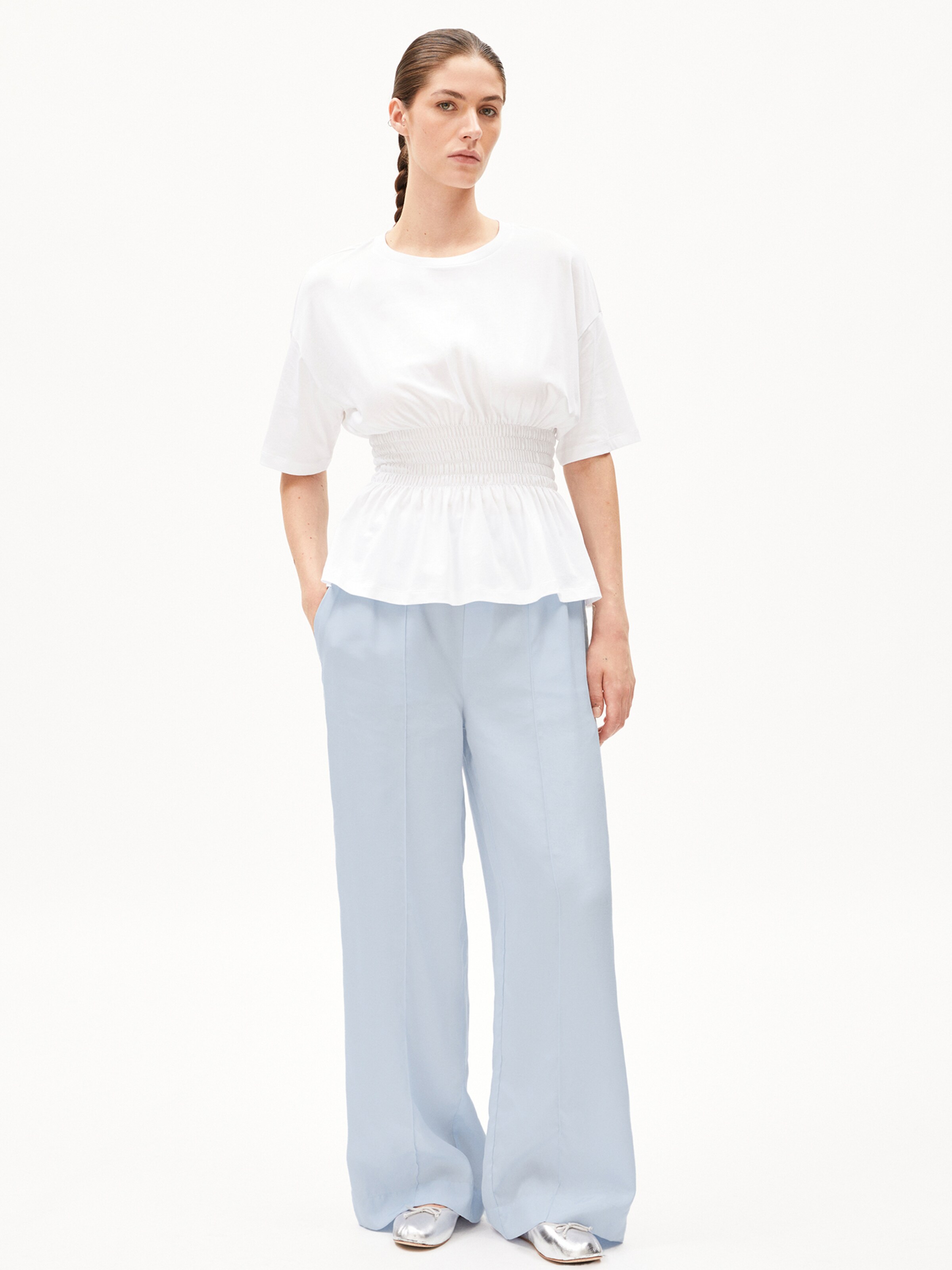 T-shirt 'KAAWINO' ARMEDANGELS en blanc