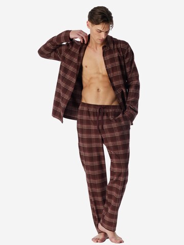 SCHIESSER Long Pajamas 'Selected Premium Warming' in Mixed colors