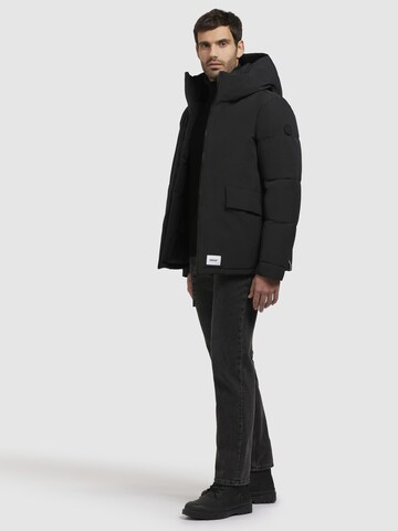 khujo Winterjacke 'Gero' in Schwarz