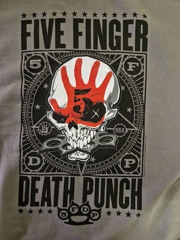 Rockshirts - Camiseta 'Five Finger Death Punch Obey  T-Shirt' en gris