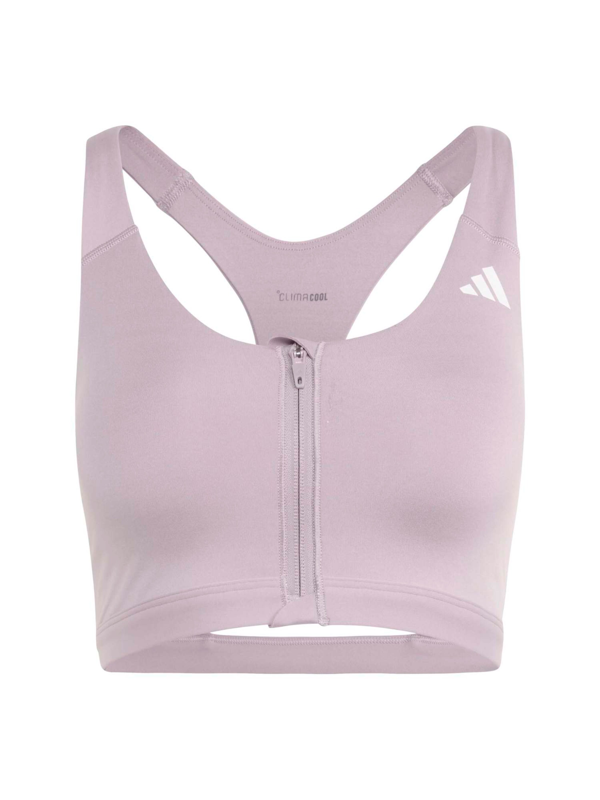 ADIDAS PERFORMANCE Sports Bra 'OPT ESS' in Purple: front
