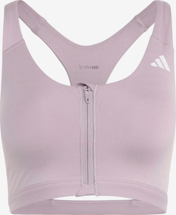 ADIDAS PERFORMANCE Sport-BH 'OPT ESS' in Lila: Vorderseite