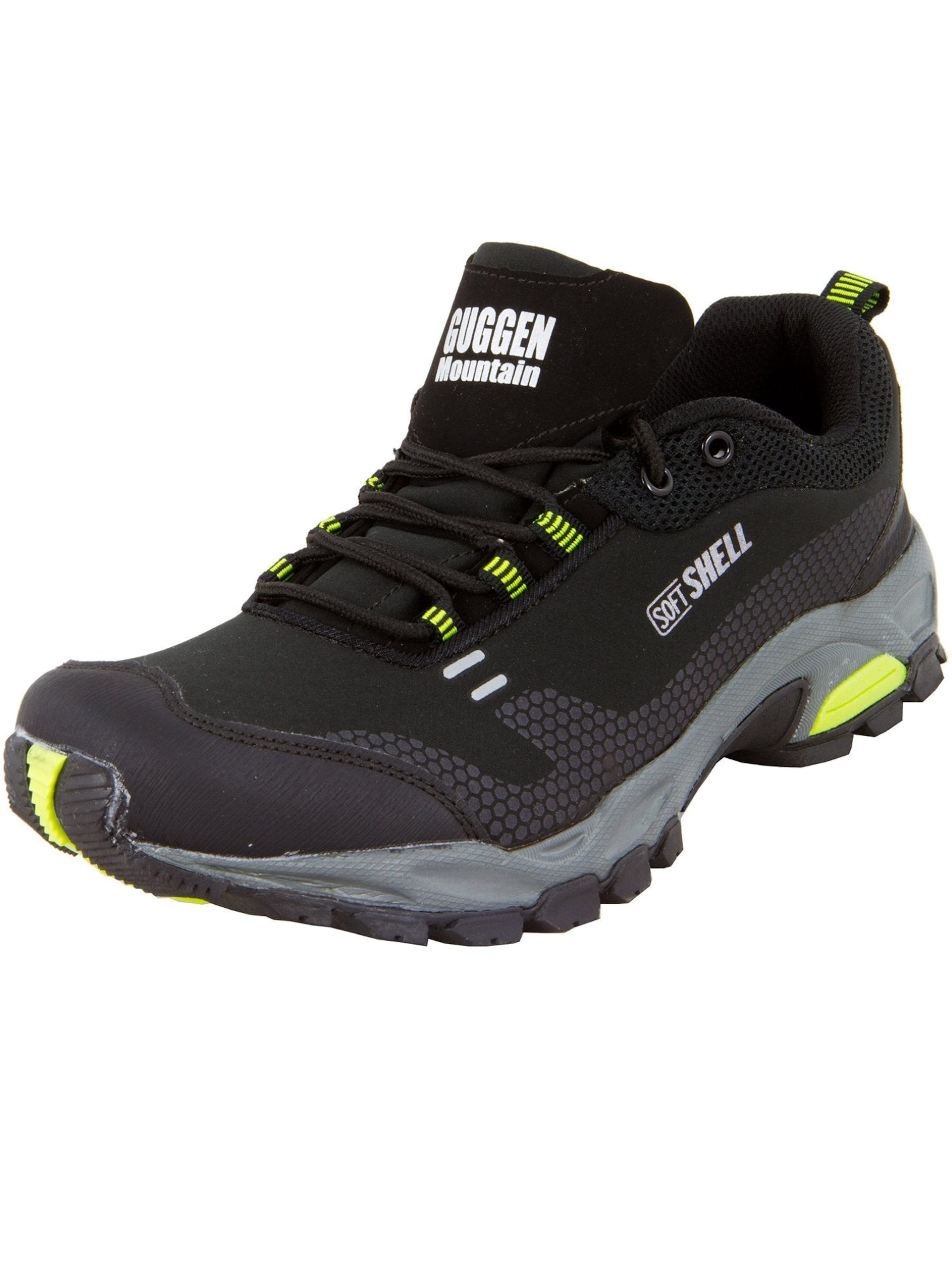Guggen Mountain Sportlicher Schnürschuh in Grün: Vorderseite