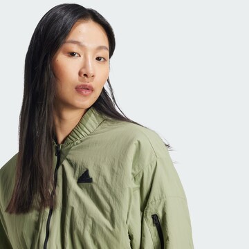 ADIDAS SPORTSWEAR Sports jacket 'City Escape' in Green