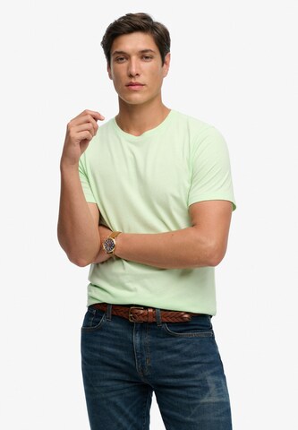 Superdry & Co Shirt 'Essential' in Groen: voorkant