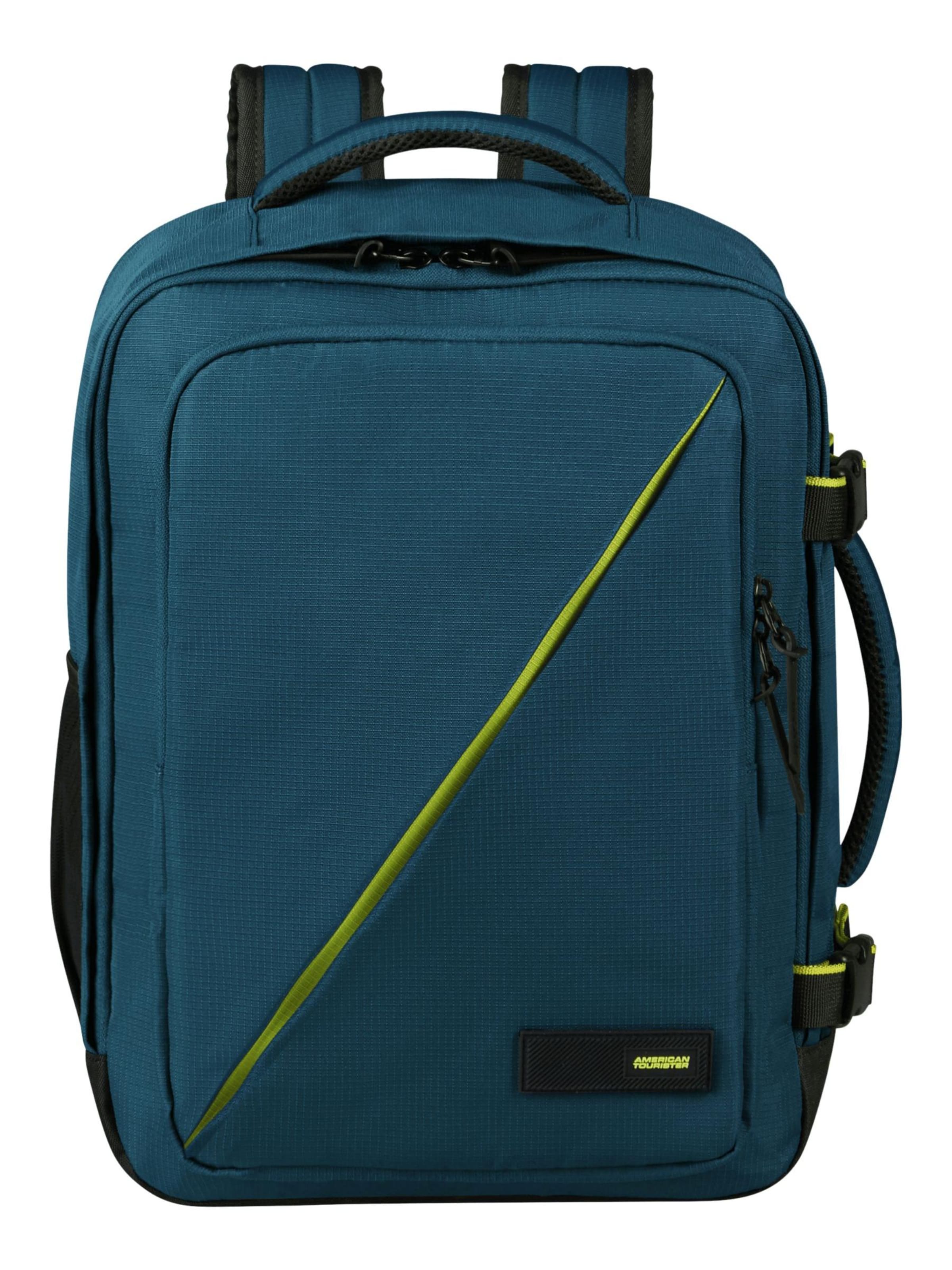 Zaino di American Tourister in blu: frontale