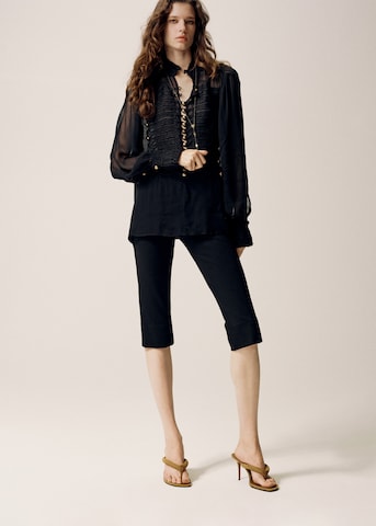 MANGO - Blusa 'CAYENNE' en negro