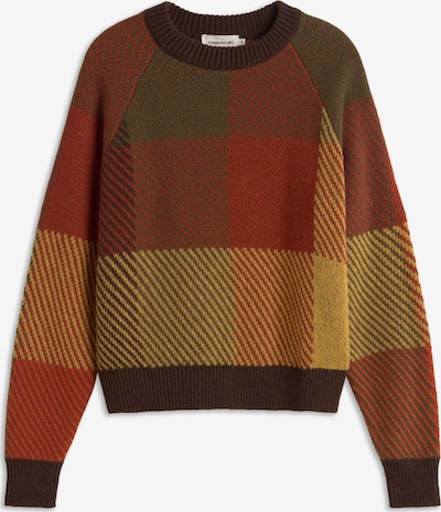 Megztinis 'Nur' iš Thinking MU, spalva – ruda / garstyčių spalva / alyvuogių spalva, Prekių apžvalga