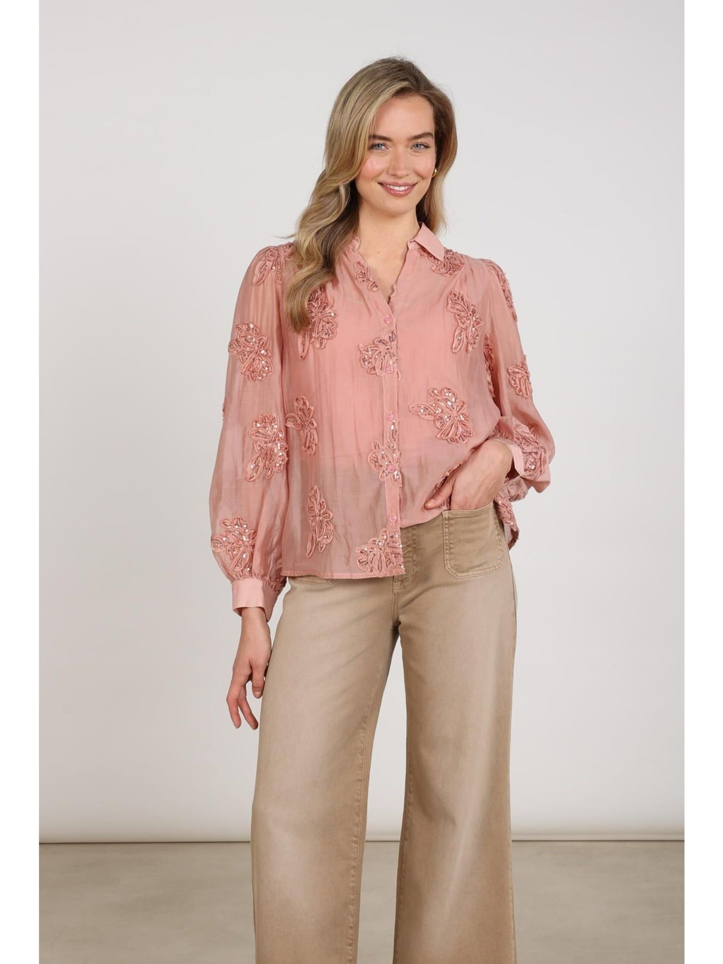 nukus Blouse 'Antonella' in Roze