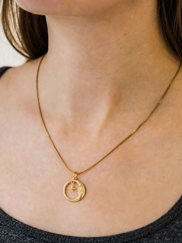 Fräulein Wunder - Cadena 'Luna' en oro: frente