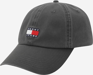 Tommy Jeans Кепка 'HERITAGE' в Серый: спереди