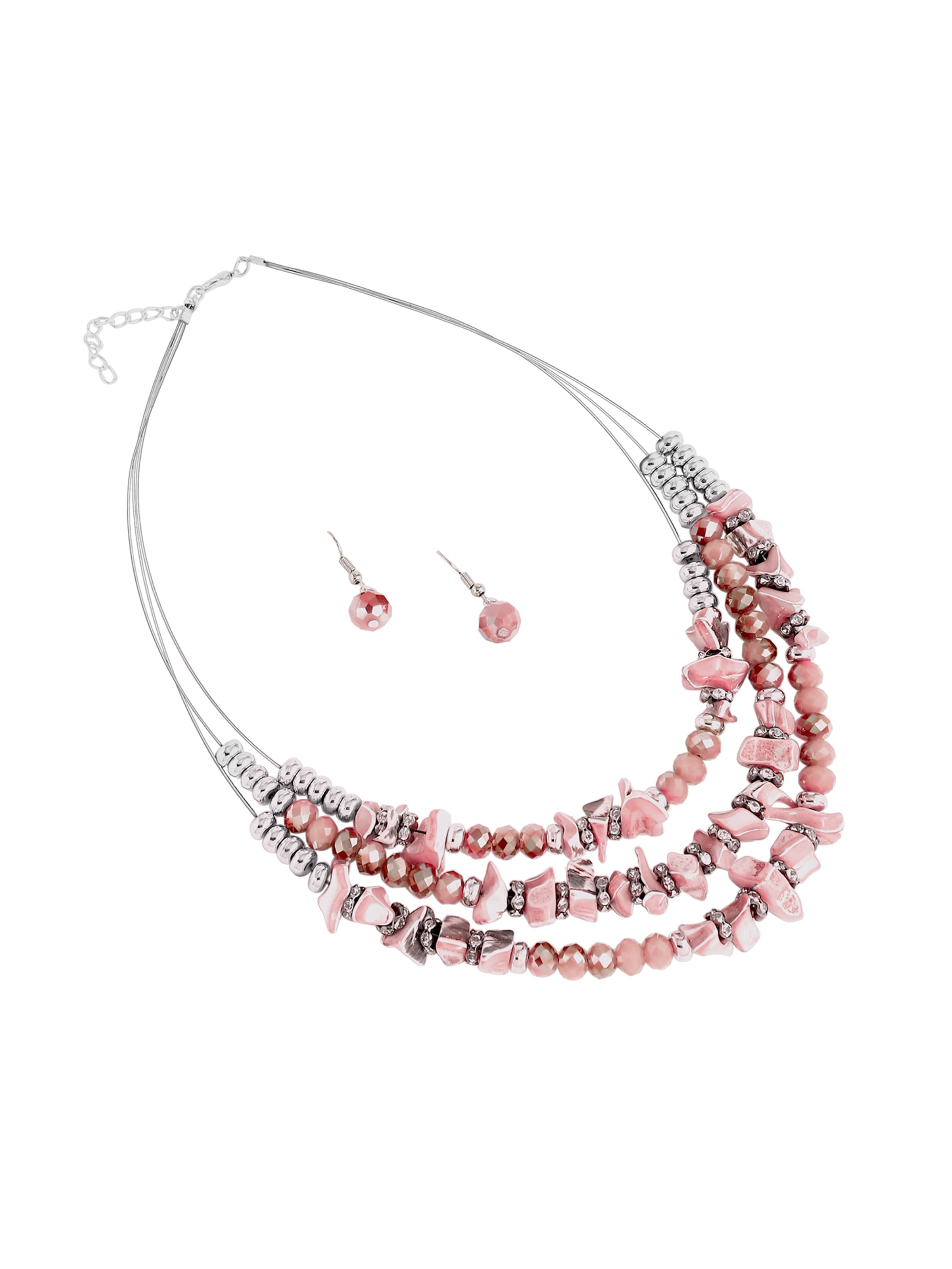 SOHI Σετ κοσμημάτων 'Lis' σε ανάμεικτα χρώματα: μπροστά