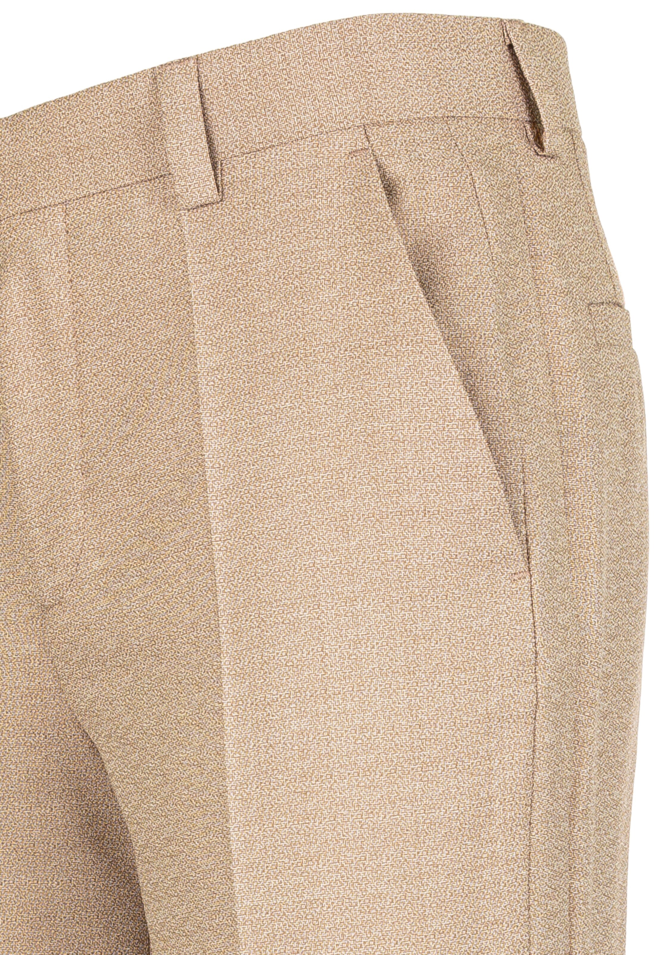 HUGO Regular Pleated Pants ' Tom ' in Beige