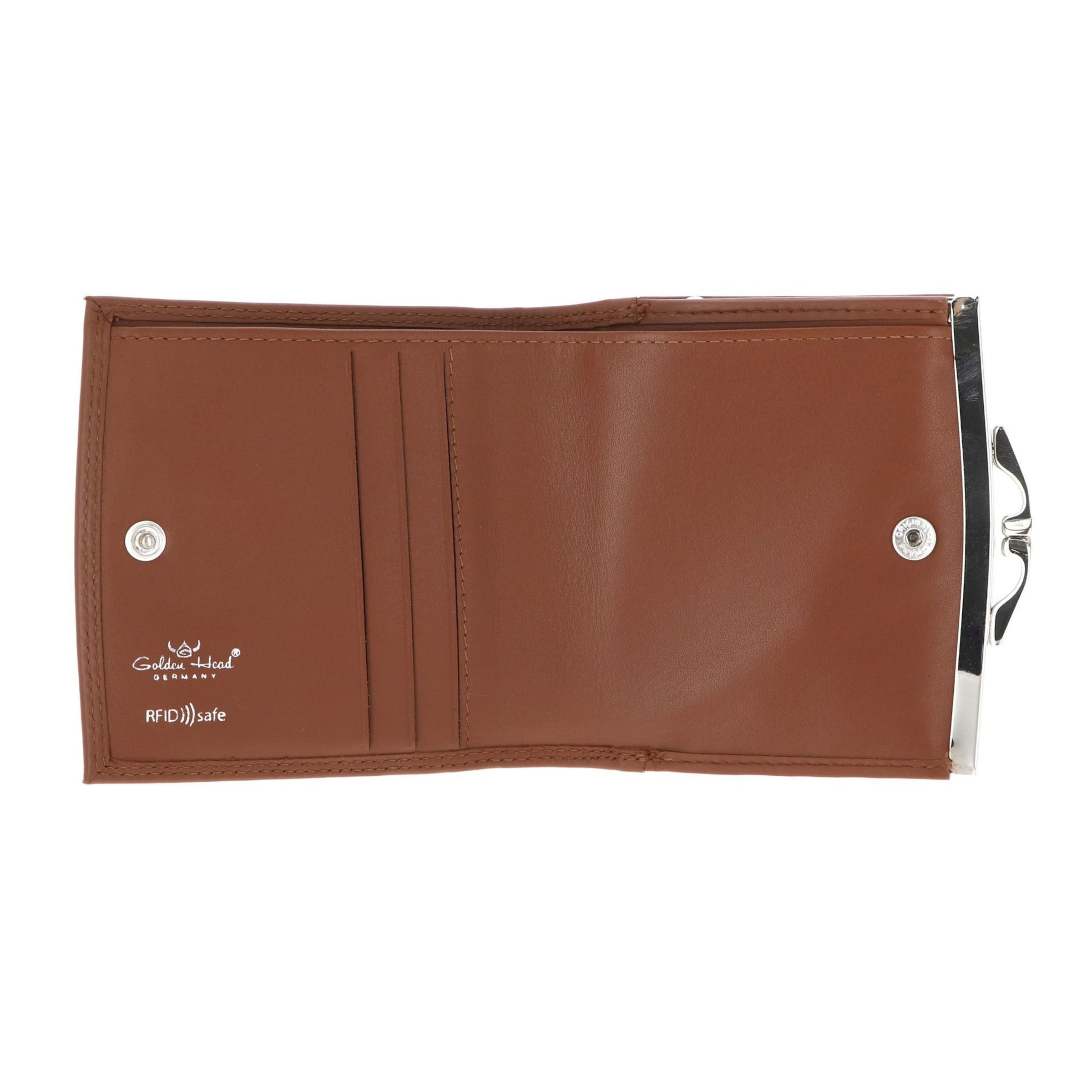GOLDEN HEAD Portemonnee 'Polo' in Bruin