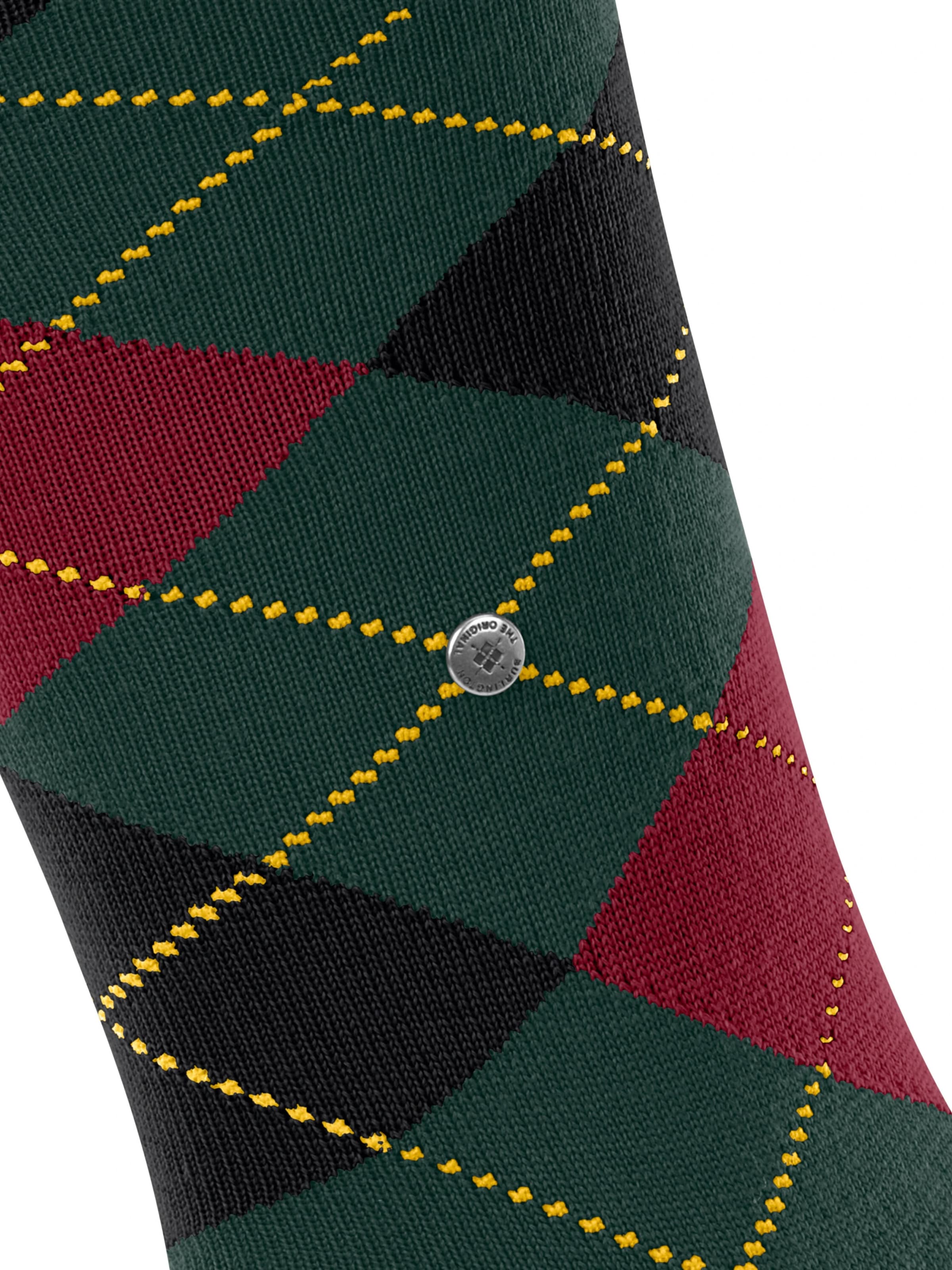 BURLINGTON Knee High Socks 'Edinburgh' in Green
