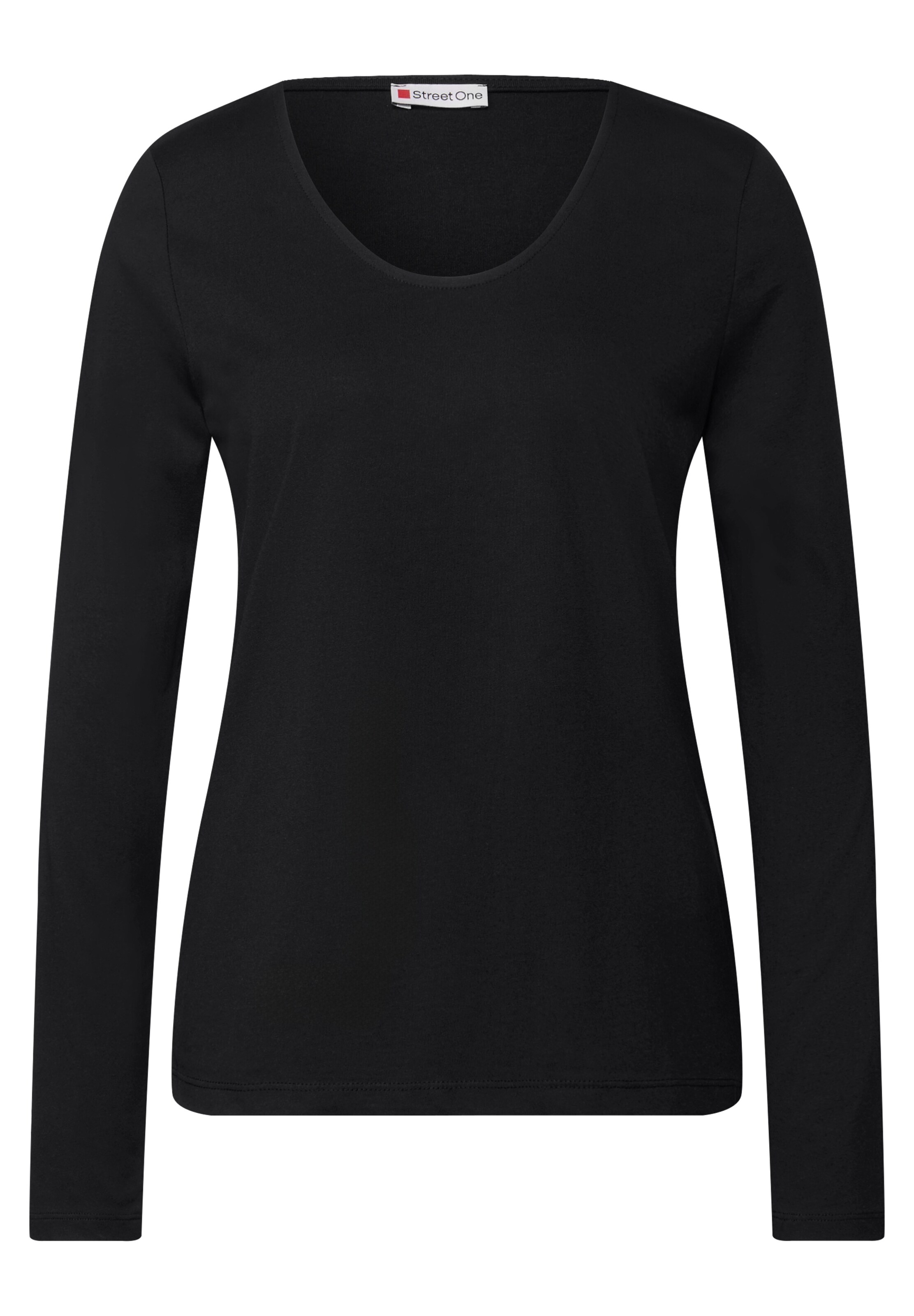 STREET ONE Shirt in Black: front