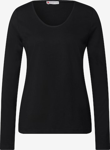 STREET ONE Shirt in Black: front