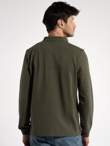 GORG Shirt 'Herren Langarm Poloshirt aus 100% Bio-Baumwolle' in Bruin