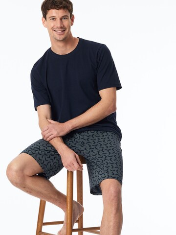 Pyjama court ' Casual Essentials ' SCHIESSER en bleu