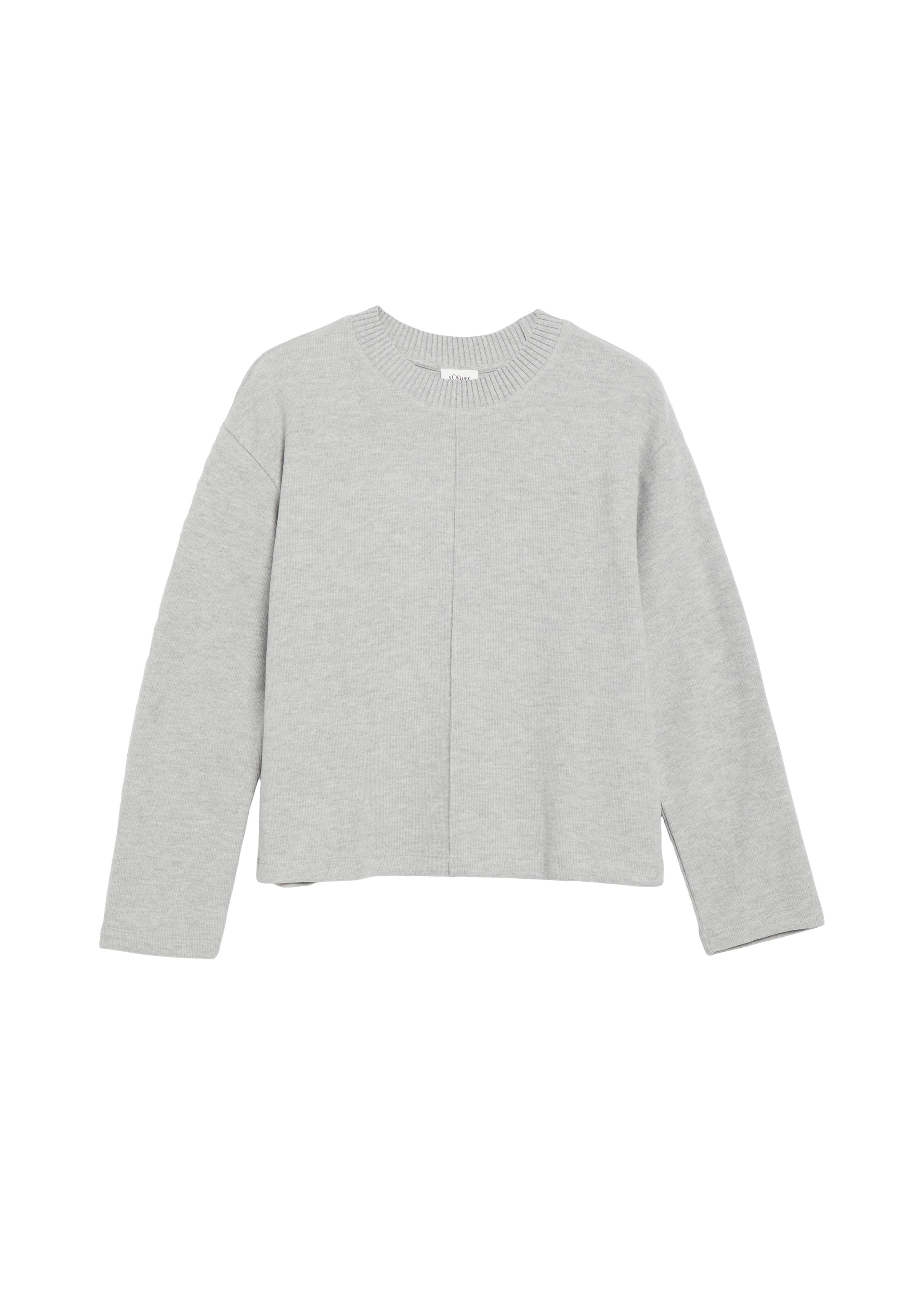 s.Oliver Sweatshirt in Grey: front