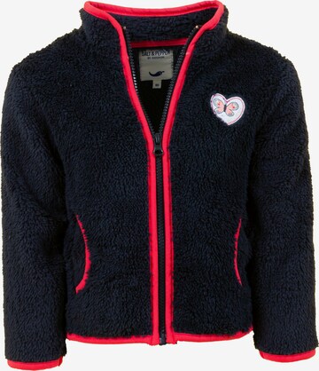 SALT AND PEPPER Fleece Jacket 'Love it' in Blue