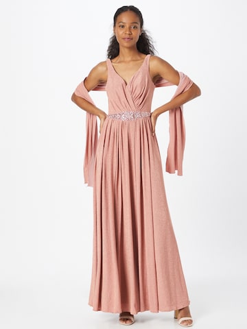 Unique Evening Dress in Pink