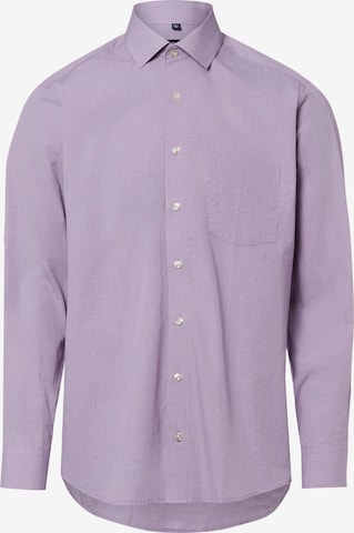 Chemise Andrew James en violet : devant