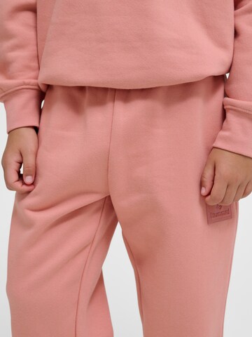 Hummel Tapered Broek 'Clean Adjustable' in Roze