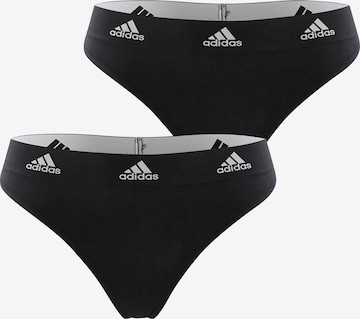 ADIDAS SPORTSWEAR Athletic Underwear ' Realasting Cotton ' in Black: front