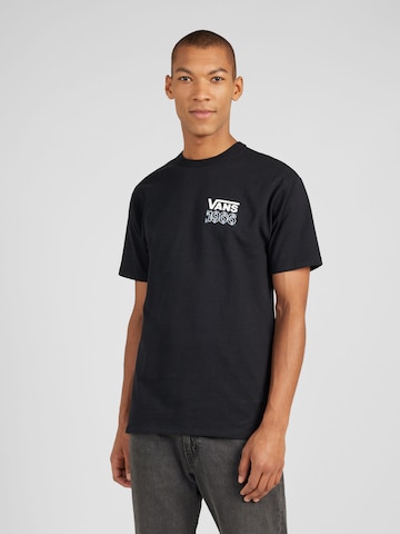 VANS - Camisa 'OFF THE WALL CHECKER' em preto: frente