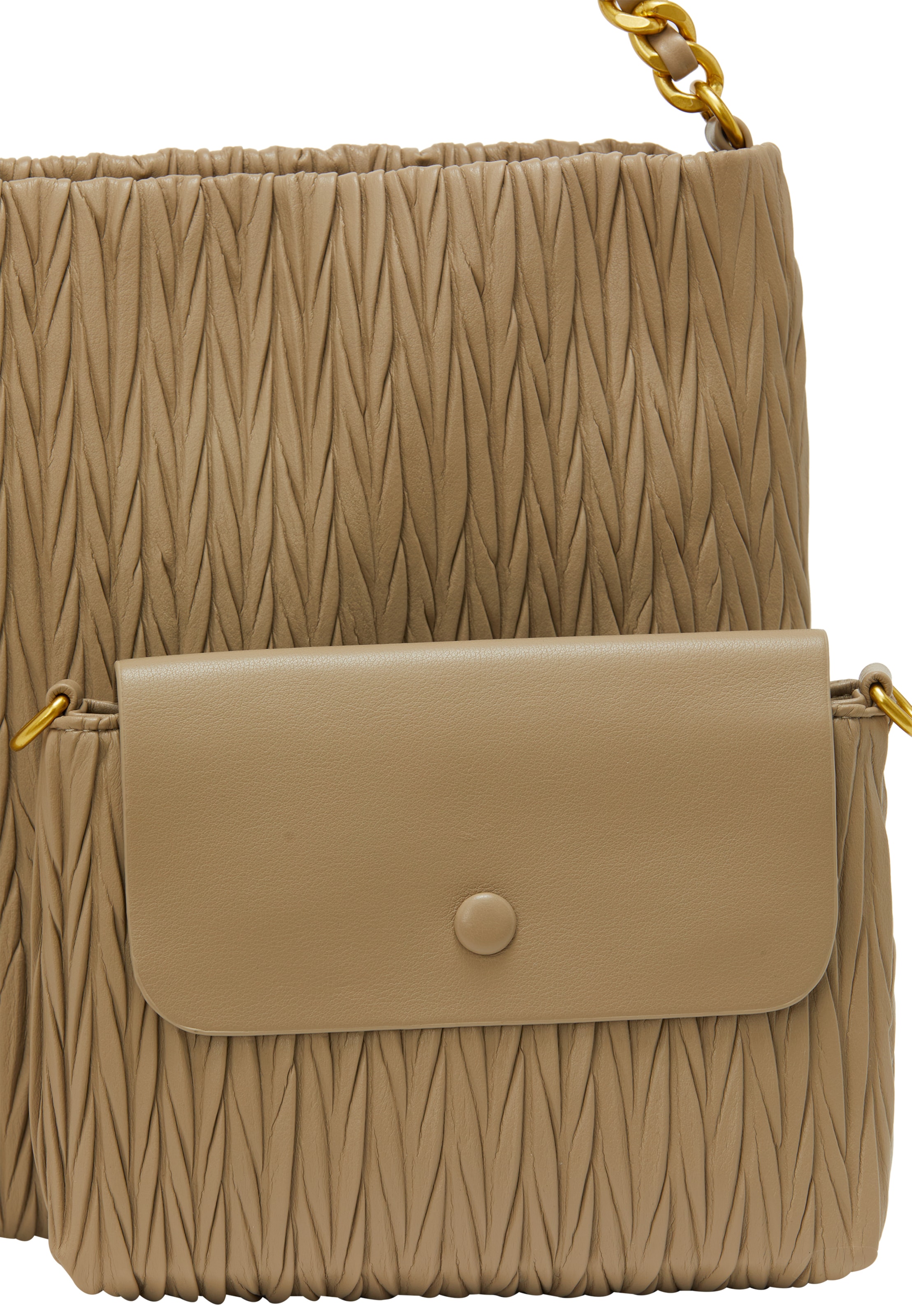 faina Torba za čez ramo | bež barva