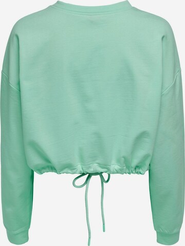 ONLY Sweatshirt 'DREAMER' in Green