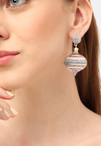 Boucles d'oreilles ' Ednah ' SOHI en mélange de couleurs : devant