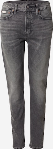 pilka Calvin Klein Jeans Prigludęs Džinsai: priekis