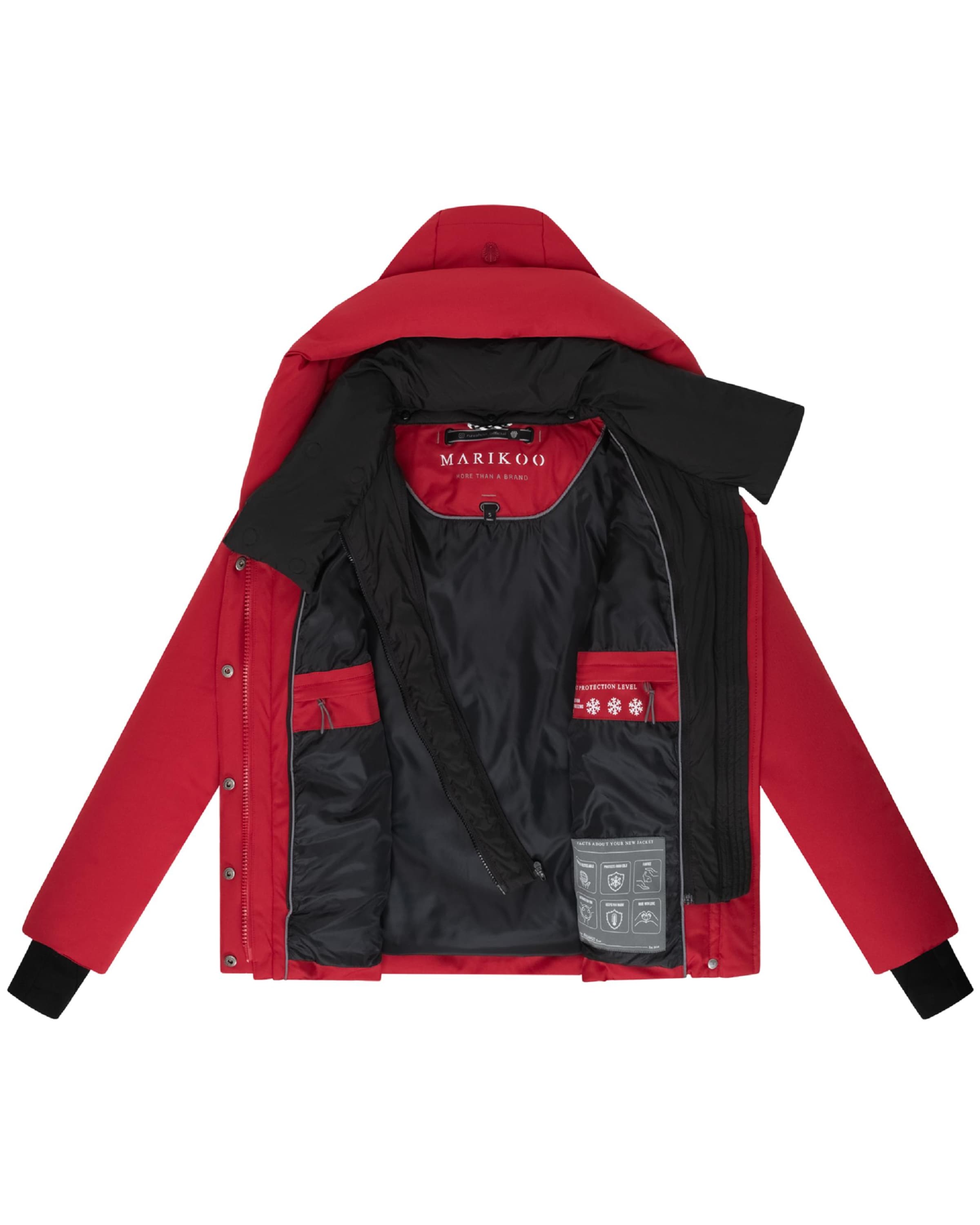 MARIKOO Зимно яке в червено