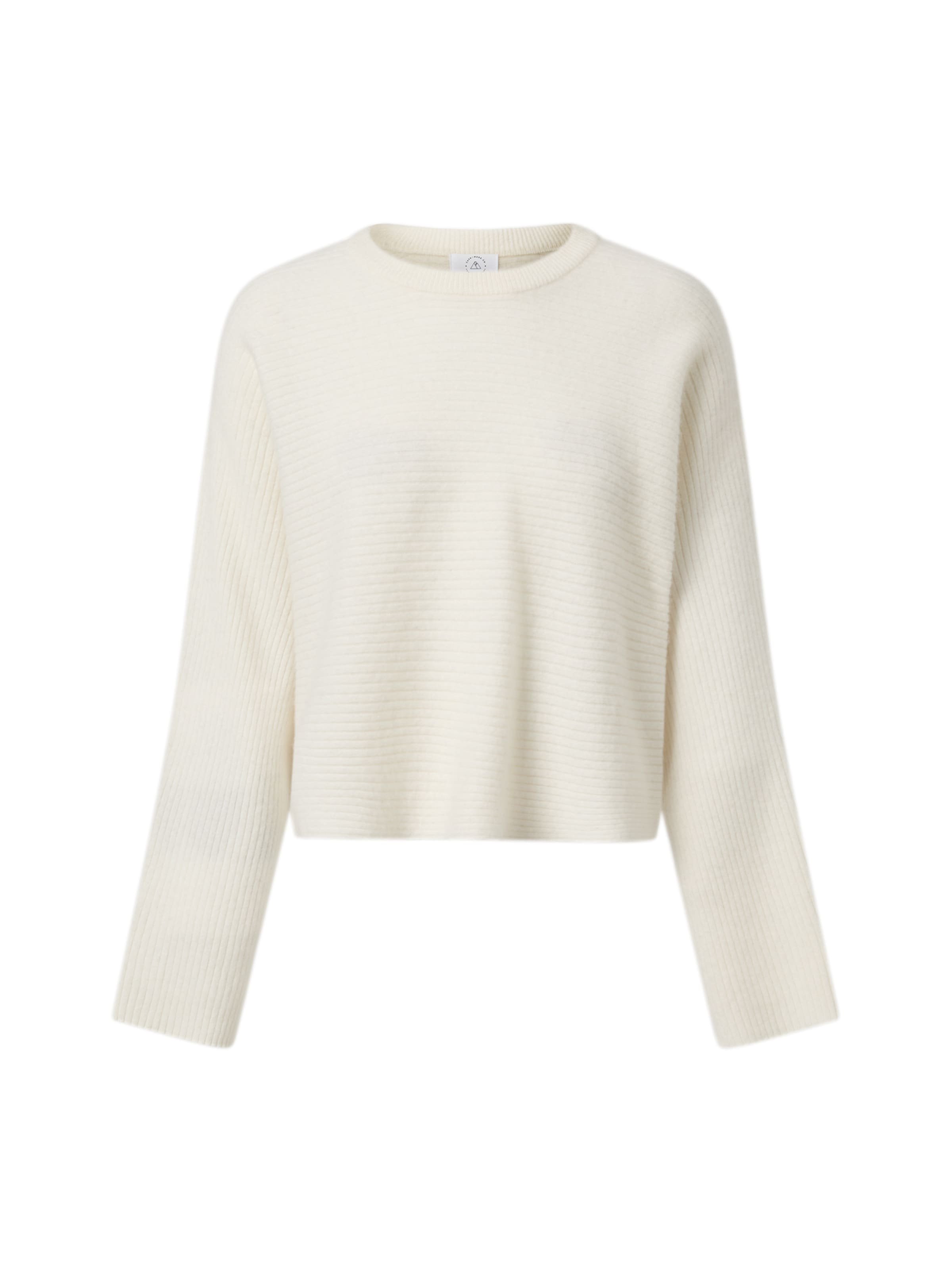 Pull-over CASH-MERE.CH en blanc : devant