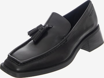 Mocassino 'W' Blanca Black Cow Leather Shoes' di Vagabond in nero: frontale