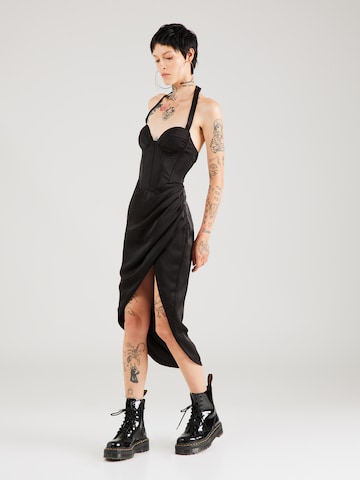 Robe 'Lexi' Misspap en noir : devant