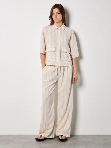 Wide Leg Pantalon ' ' Apricot en beige : devant