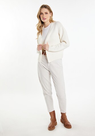 Cardigan 'Incus' DreiMaster Vintage en blanc